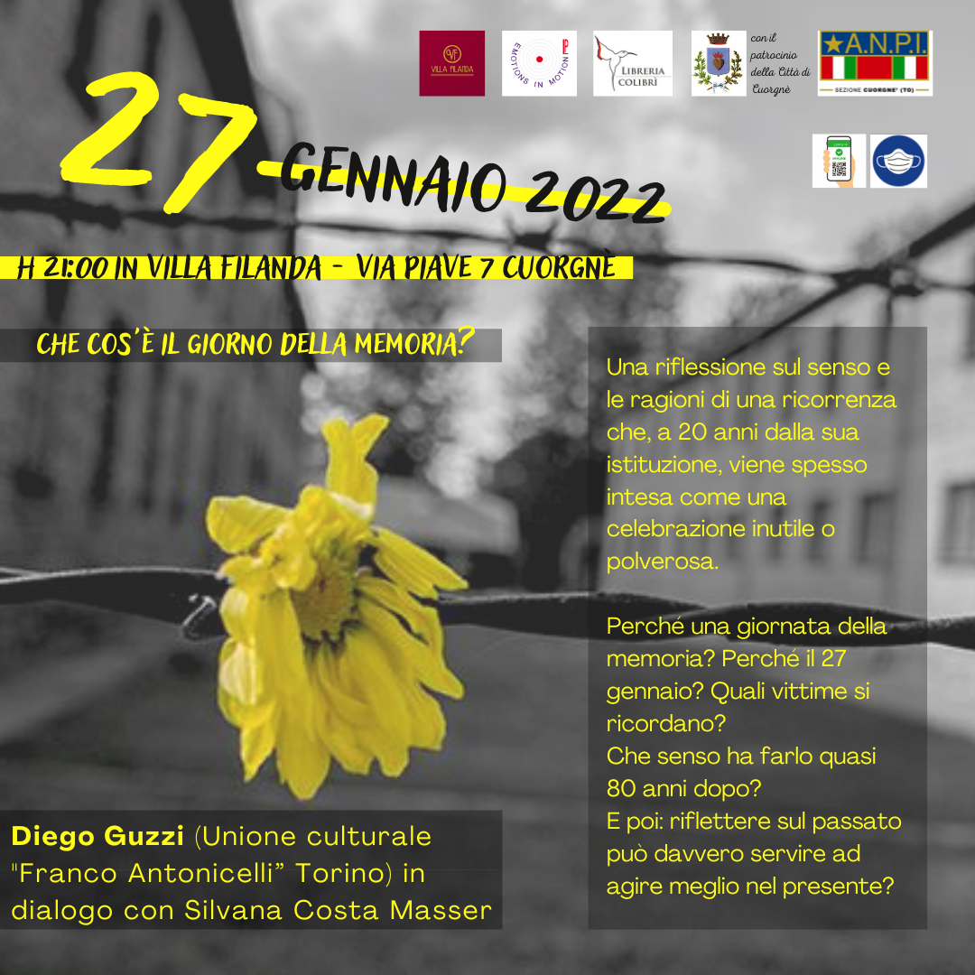 Locandina 27 gennaio 2022