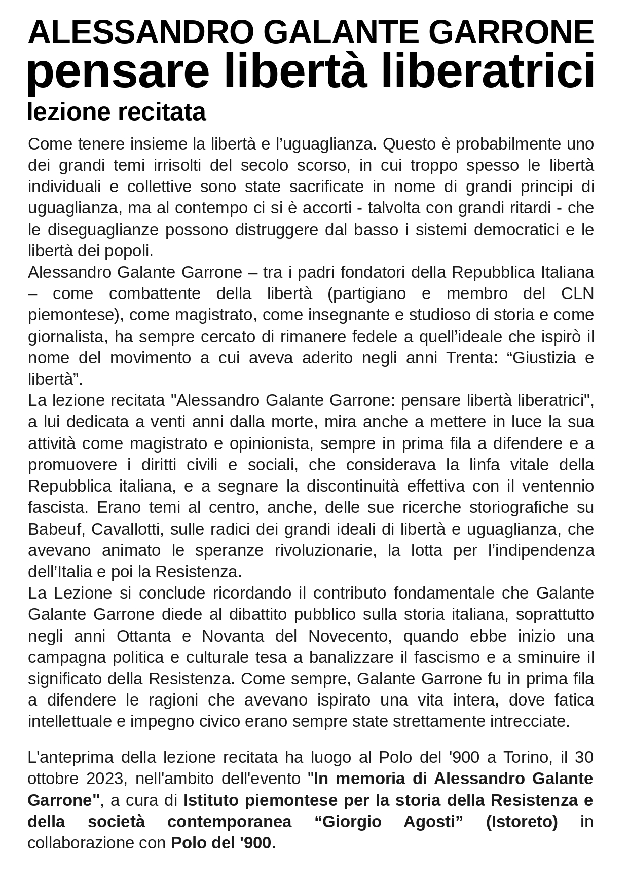 bozza_OPUSC_Alessandro Galante Garrone, pensa re libertà liberatrici - lezione recitata_page-0002